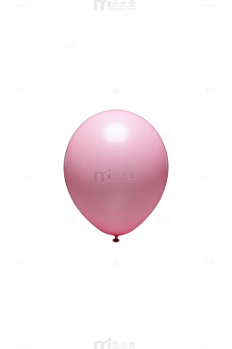 AI生成粉色气球图像