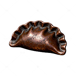 复古贝壳形金属托盘