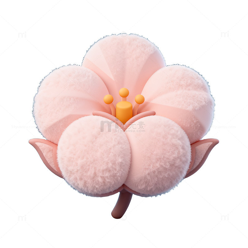 AI生成可爱樱花