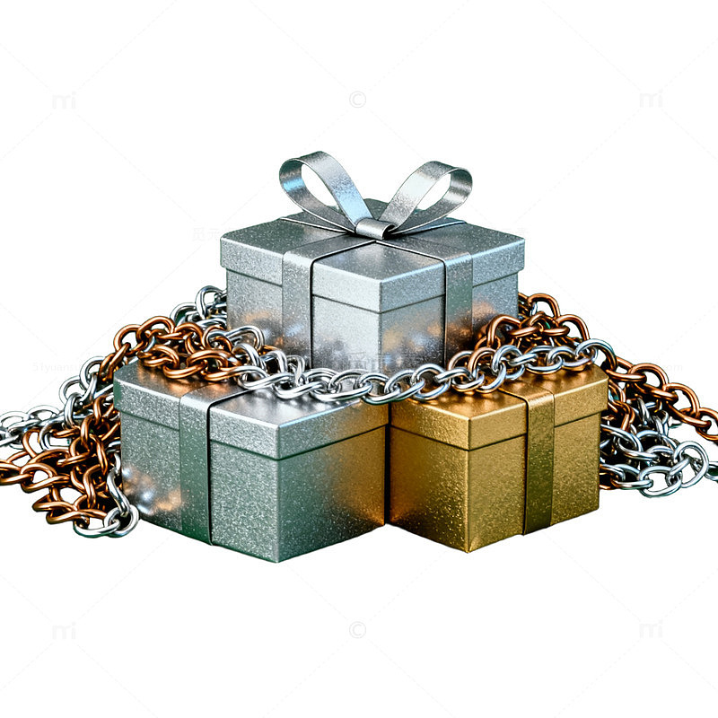 AI生成礼品盒图片