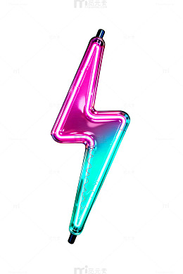 霓虹灯数字创意背景