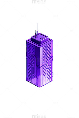 科技感通信设备插画