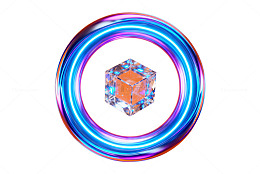 炫彩钻石光学效果艺术图片