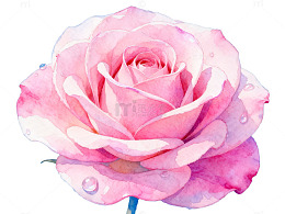 水彩玫瑰