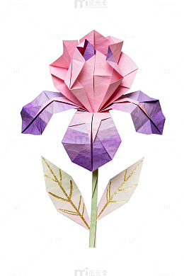 折纸艺术花朵设计图样