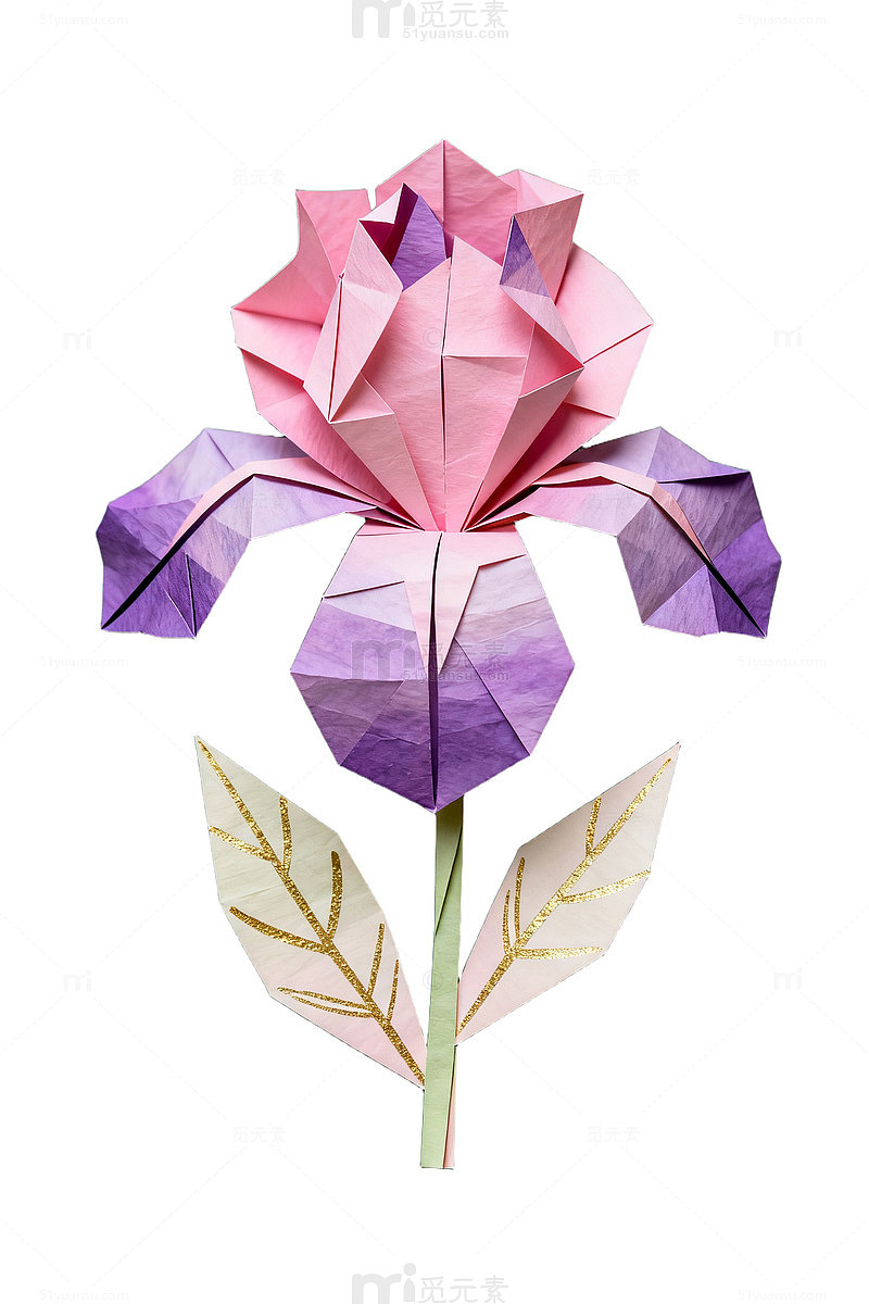 折纸艺术花朵设计图样