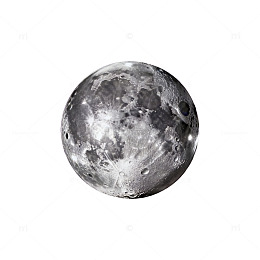 紫背景月球特写科幻风