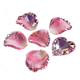 浪漫爱心装饰素材