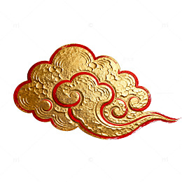 金云纹中国风艺术装饰图案