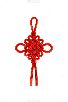 中国结红色传统装饰挂件