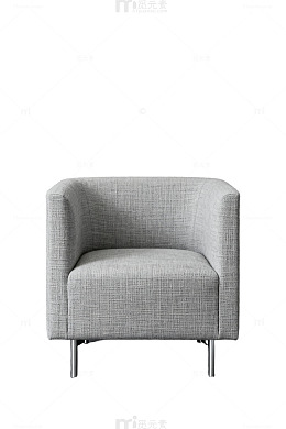 现代简约布艺单人沙发