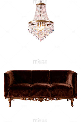 复古风格沙发吊灯装饰设计