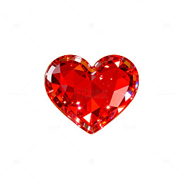 红心宝石浪漫主题设计