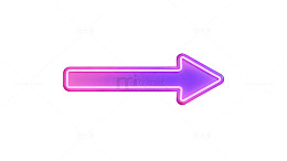 霓虹灯箭头指示图案