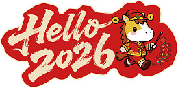 牛年贺岁图设计元素