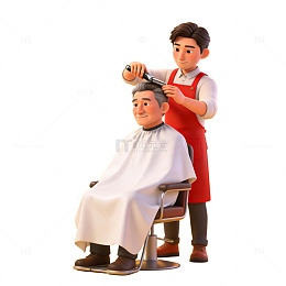 社区服务帮理发义剪龙抬头剪发-01