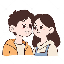 七夕中国情人节情侣免抠元素