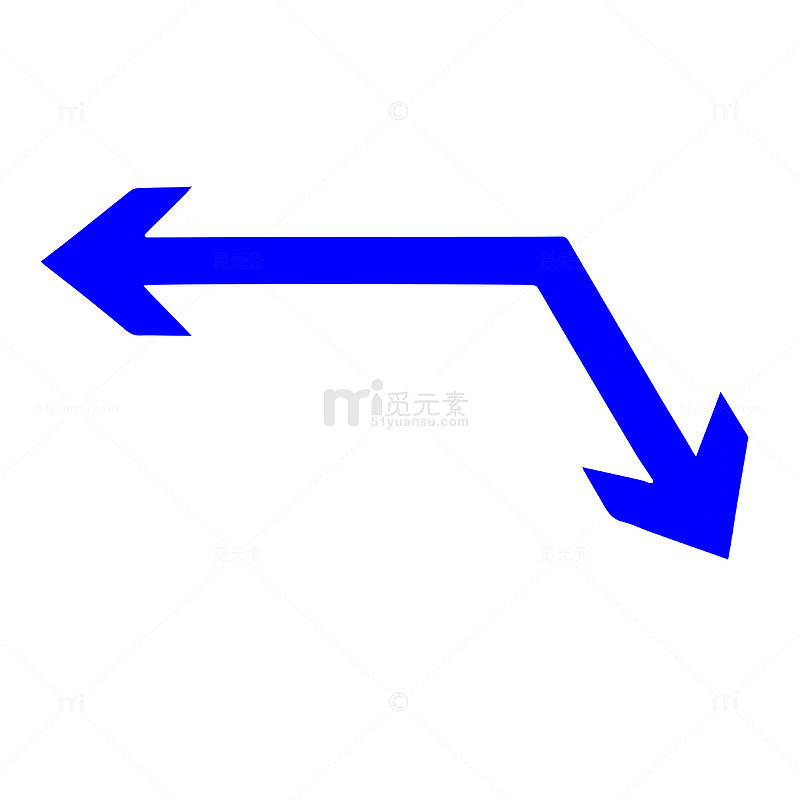蓝色箭头指示图标啊