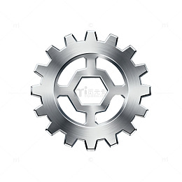 金属齿轮科技图标设计素材