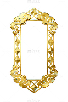 金古典装饰边框图案