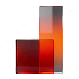 AI生成玻璃艺术品