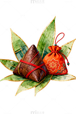 传统节日端午节粽子香囊