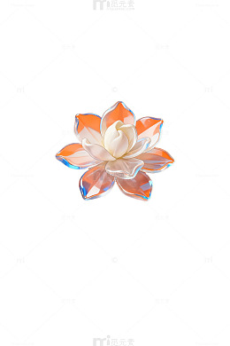透明莲花艺术装饰