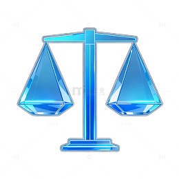 科技感天平图标设计