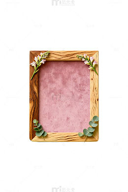 木质相框花艺装饰