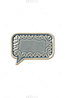 简约风格对话框装饰元素