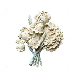 浮雕花卉装饰艺术品