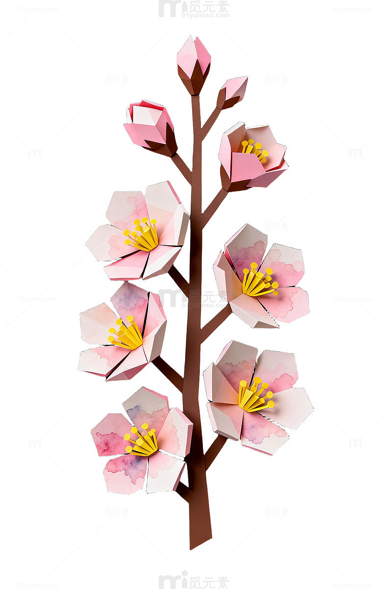 折纸花艺术装饰