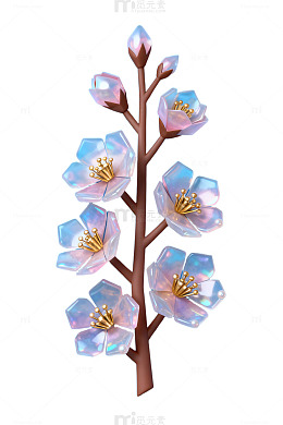 创意透明花朵装饰品