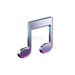 霓虹音乐符号现代设计