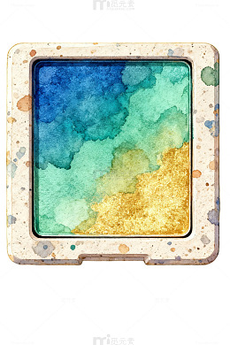 水彩风格电子设备设计