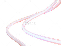 流线型白色曲线艺术图案