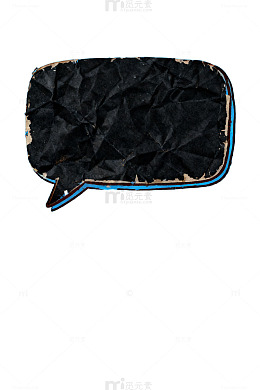 创意气泡对话纸片设计元素