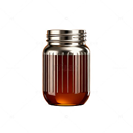 玻璃罐子蜂蜜产品展示图