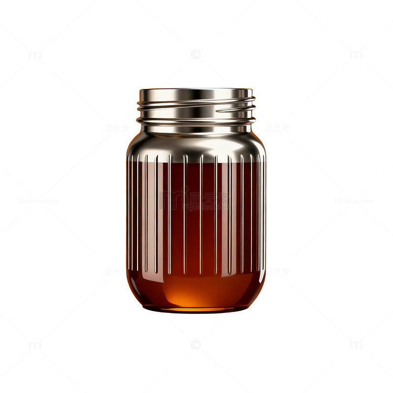 玻璃罐子蜂蜜产品展示图