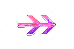 霓虹灯风格符号创意图形设计