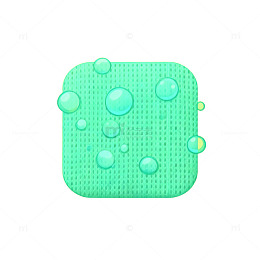 气泡绿色垫子设计图