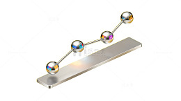 现代风格金属曲线装饰艺术品