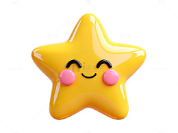 可爱星星卡通表情贴纸
