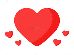 卡通爱心图案设计