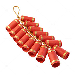 喜庆鞭炮节日装饰物品