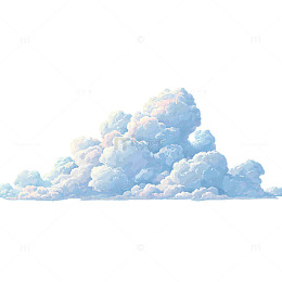 水彩云彩天空背景设计素材