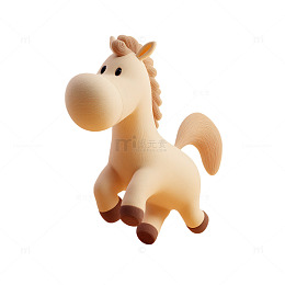小马玩具卡通可爱造型毛绒