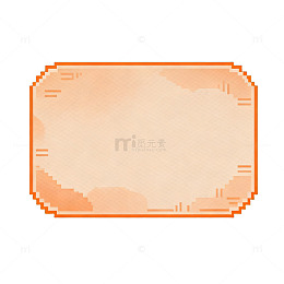 像素风标签设计模板