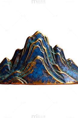 AI生成山水摆件艺术装饰