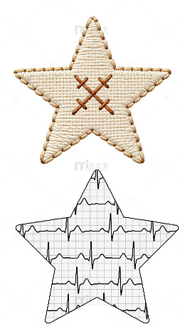 布艺创意星星元素